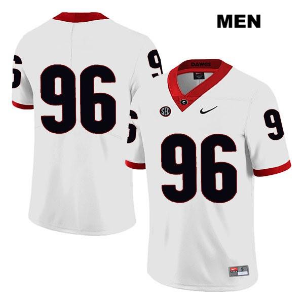 Georgia Bulldogs Men's Zion Logue #96 NCAA No Name Legend Authentic White Nike Stitched College Football Jersey GUC3856FK